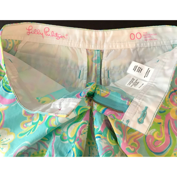 Lilly Pulitzer Shorely Blue Double Trouble Buttercup Shorts - Picture 3 of 12